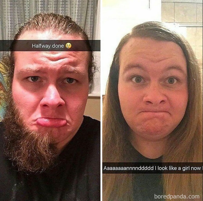 30 men with and without a beard. Are they exactly the same people? 30 men with and without a beard. Are they exactly the same people?