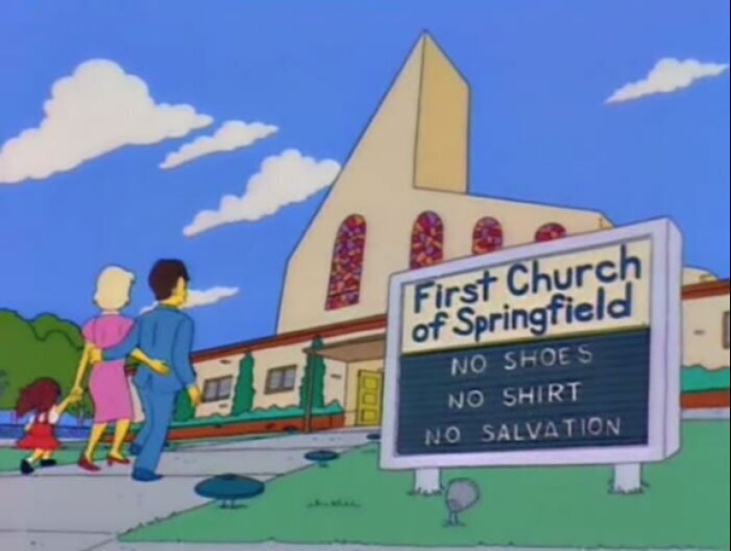 30 of the most witty signs and inscriptions from the Simpsons» 30 of the most witty signs and inscriptions from the Simpsons»