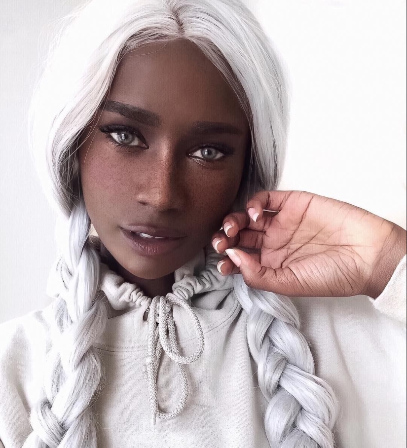 30 pictures of people, which nature generously endowed with unearthly beauty