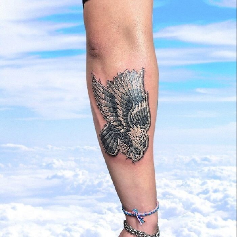 30 tatuajes increíblemente geniales que parecen parches