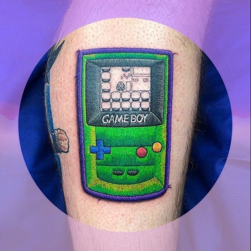 30 tatuajes increíblemente geniales que parecen parches