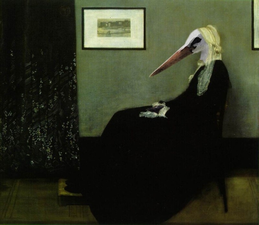 35 obras maestras de la pintura, donde los diseñadores reemplazaron a las personas con animales 35 obras maestras de la pintura, donde los diseñadores reemplazaron a las personas con animales