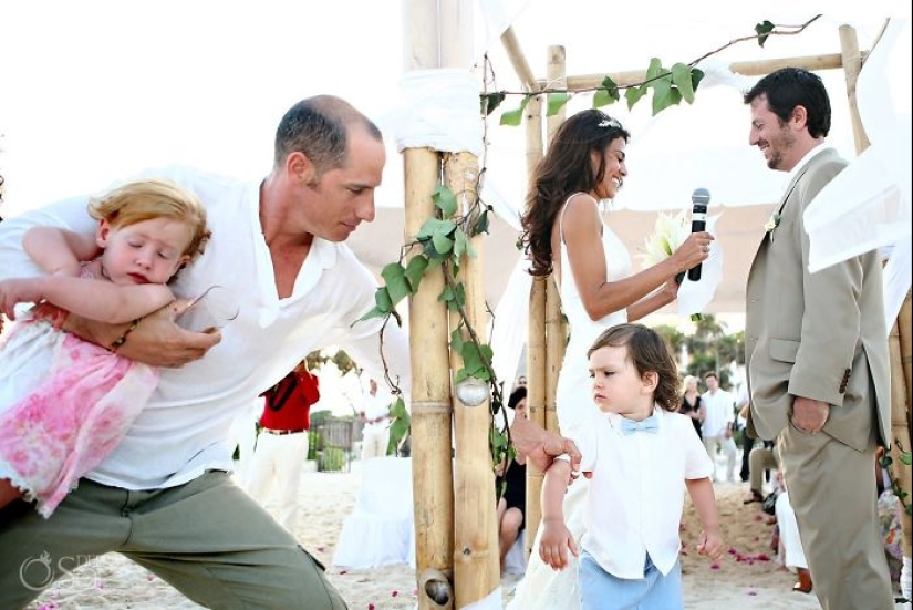 35 proofs that children are the most unhappy wedding guests