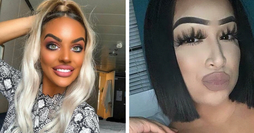 40 ejemplos hilarantes de maquillaje terrible