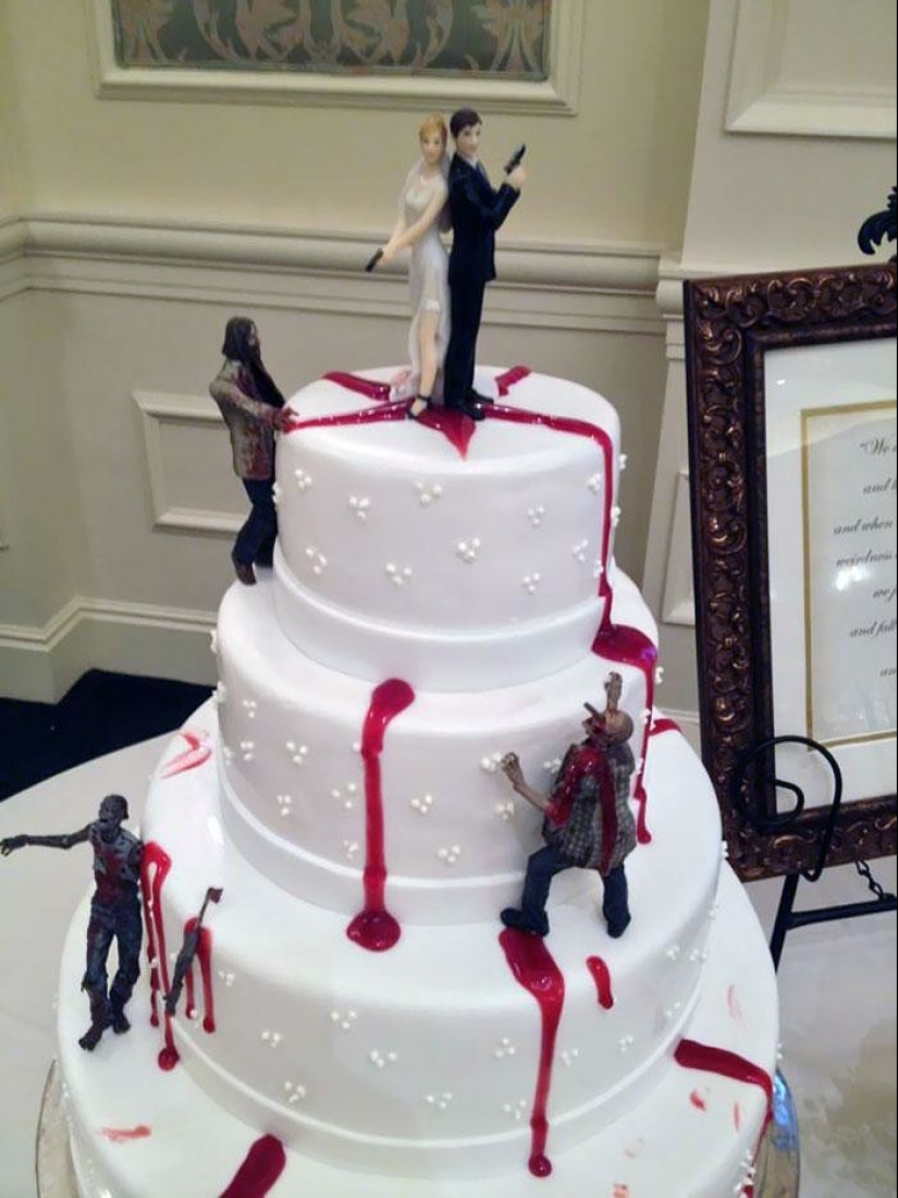 40 funny, and more often simply unsuccessful wedding cakes