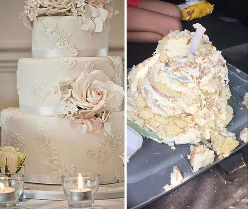 40 funny, and more often simply unsuccessful wedding cakes