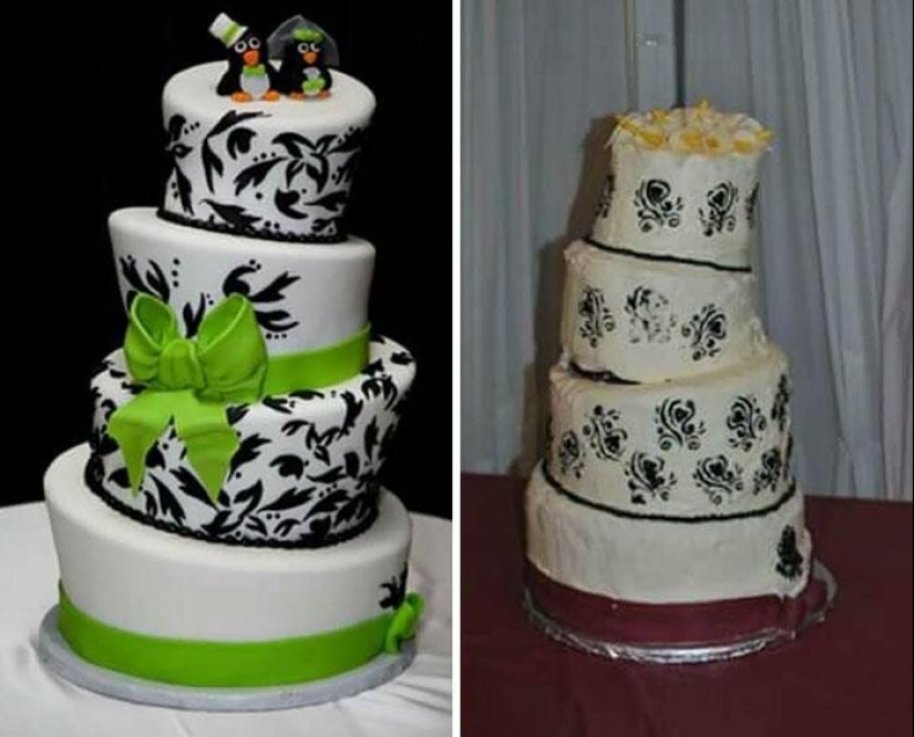 40 funny, and more often simply unsuccessful wedding cakes