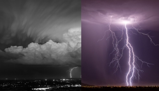 "45 000 kilómetros de la persecución": rampante elemento de los ojos de un Americano cazador de la tormenta "45 000 kilómetros de la persecución": rampante elemento de los ojos de un Americano cazador de la tormenta