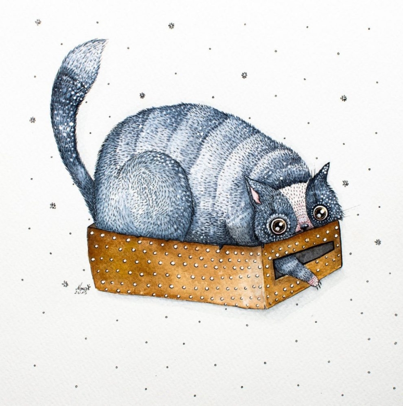 5 artistas que magistralmente dibujo de gatos