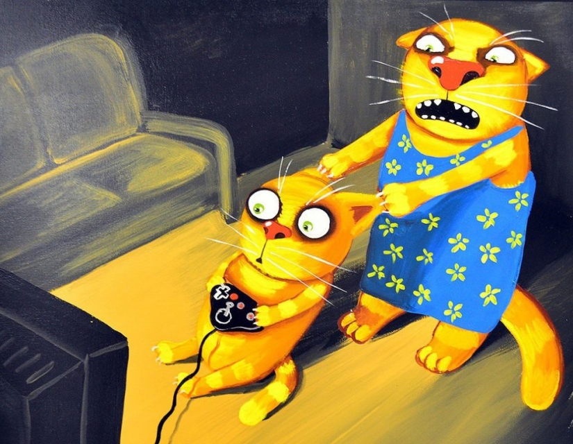 5 artists who masterfully drawing cats