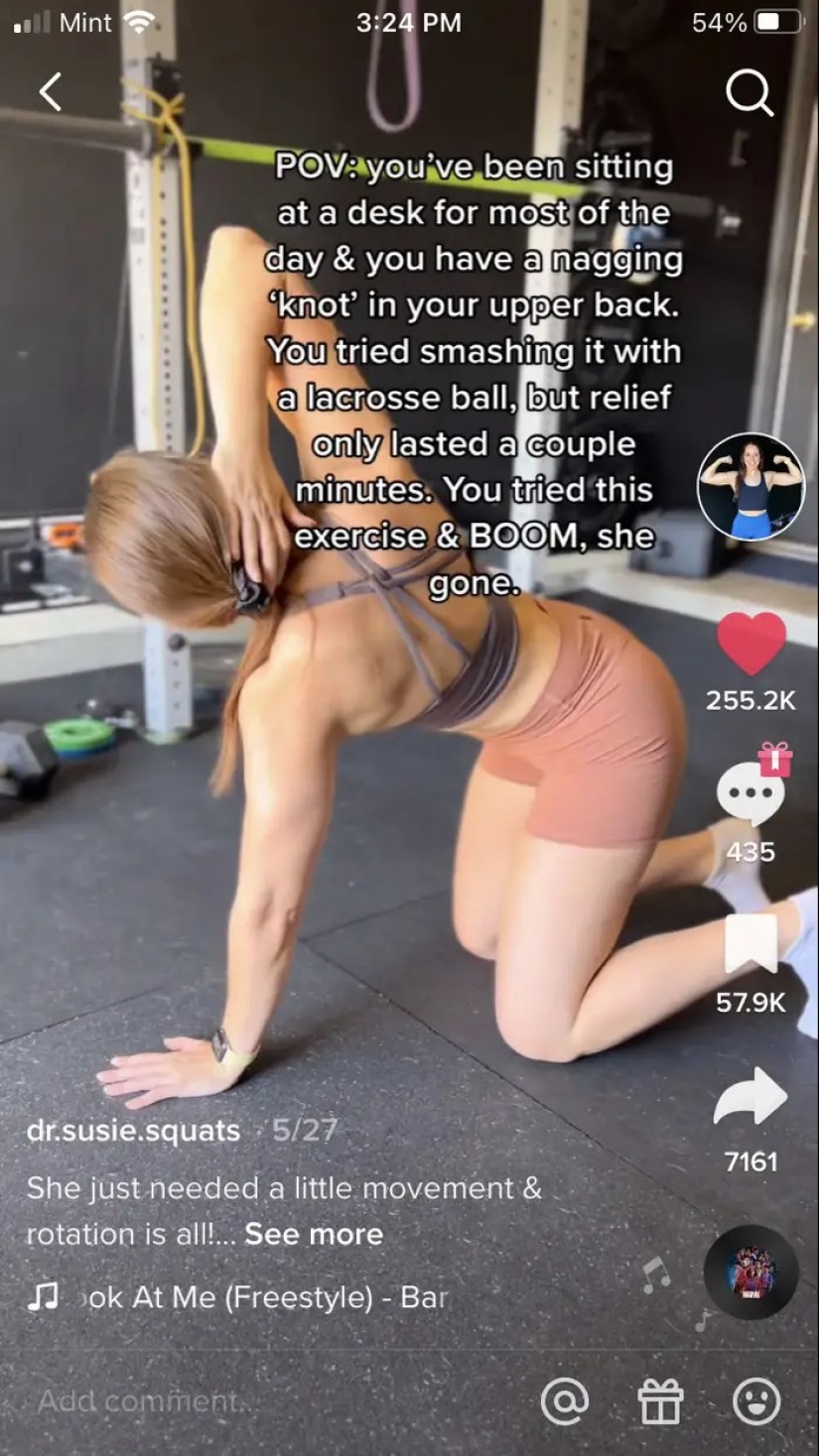 A 30-second exercise that helps solve neck and back problems