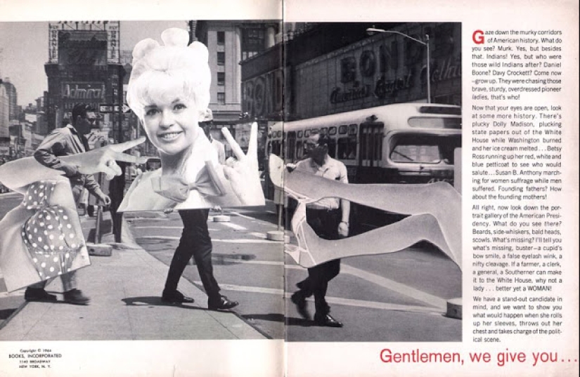 A buxom sex bomb for president! The PR stunt that won America over