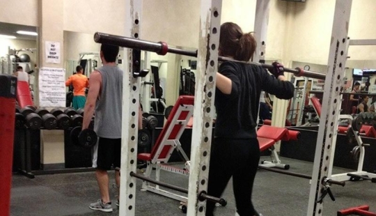 A compilation of epic failures during training