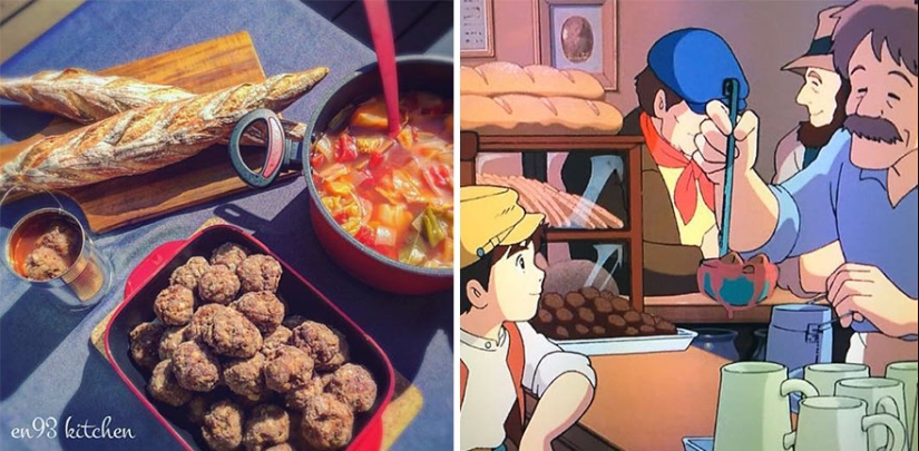 A great idea how to feed a capricious child: a Japanese woman cooks dishes from Miyazaki cartoons