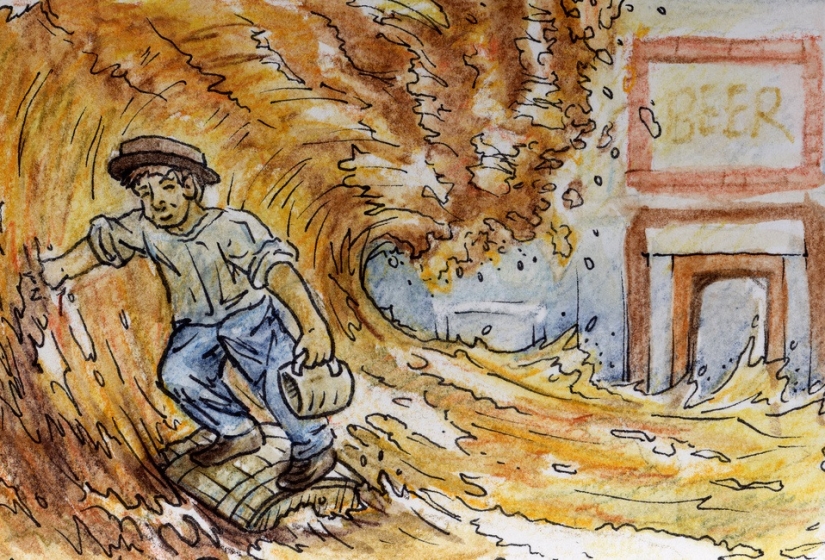 A lot of beer happens: the beer tsunami in London, which claimed the lives of eight people A lot of beer happens: the beer tsunami in London, which claimed the lives of eight people