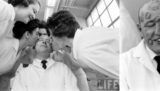 A man should be bald, the best job in the world is a lipstick tester