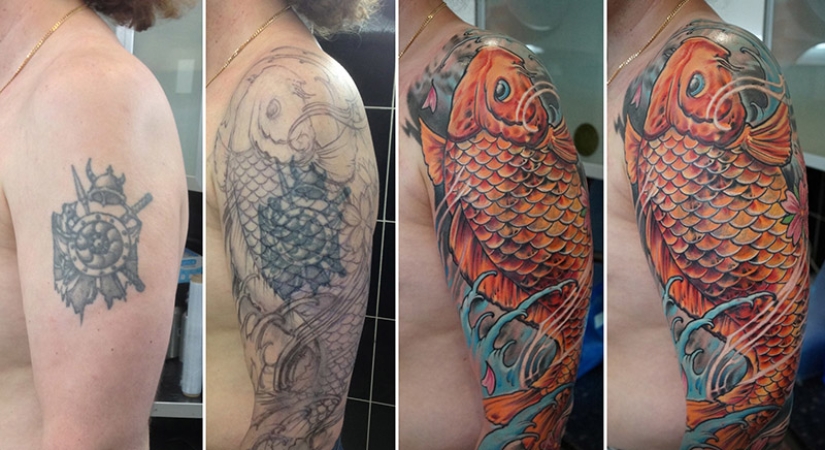 A second chance: 20 examples of ceilings of the old tattoo A second chance: 20 examples of ceilings of the old tattoo