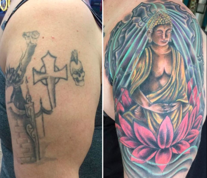 A second chance: 20 examples of ceilings of the old tattoo A second chance: 20 examples of ceilings of the old tattoo