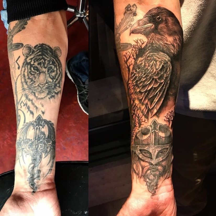 A second chance: 20 examples of ceilings of the old tattoo A second chance: 20 examples of ceilings of the old tattoo