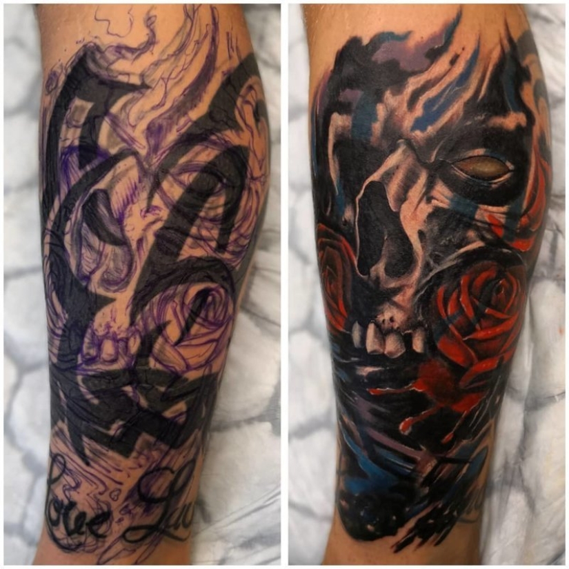 A second chance: 20 examples of ceilings of the old tattoo A second chance: 20 examples of ceilings of the old tattoo