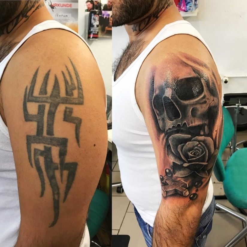 A second chance: 20 examples of ceilings of the old tattoo A second chance: 20 examples of ceilings of the old tattoo