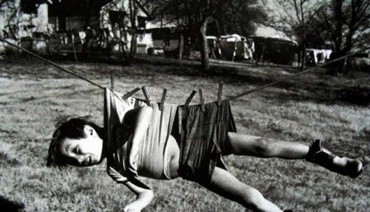 A time when there were no iPads yet, and children played outside.