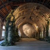 Abandonment as an immersive art: "Time" by street art artist Rone