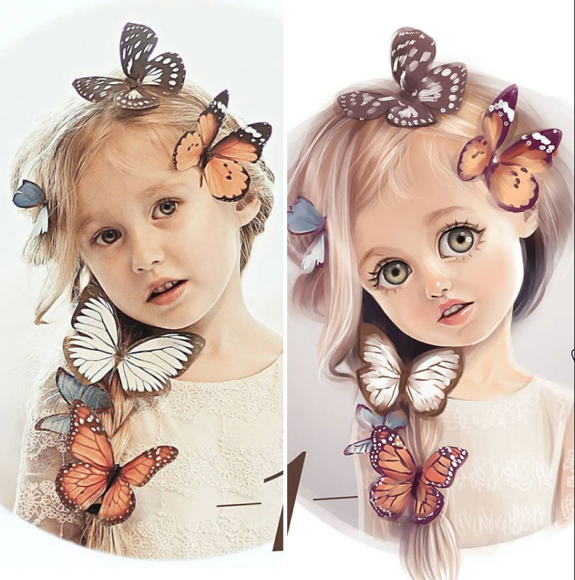 Adorable kids-cartoon characters on the drawings of Russian artist Adorable kids-cartoon characters on the drawings of Russian artist