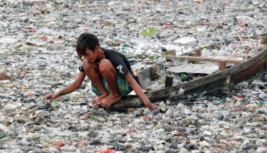 Agua muerta: cómo se ve Chitarum: el río más sucio del planeta