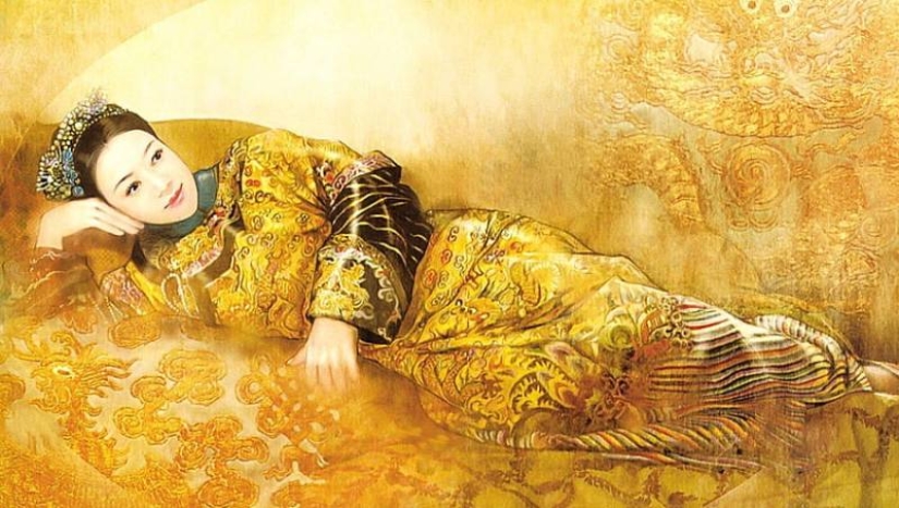 "Air Love in the Forbidden City": Amazing Paintings by Taiwanese Artist Der Jen