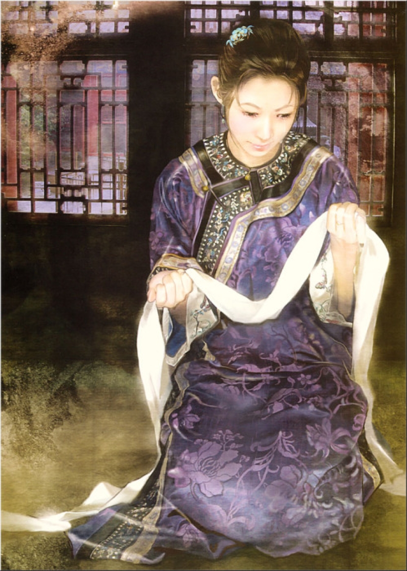 "Air Love in the Forbidden City": Amazing Paintings by Taiwanese Artist Der Jen