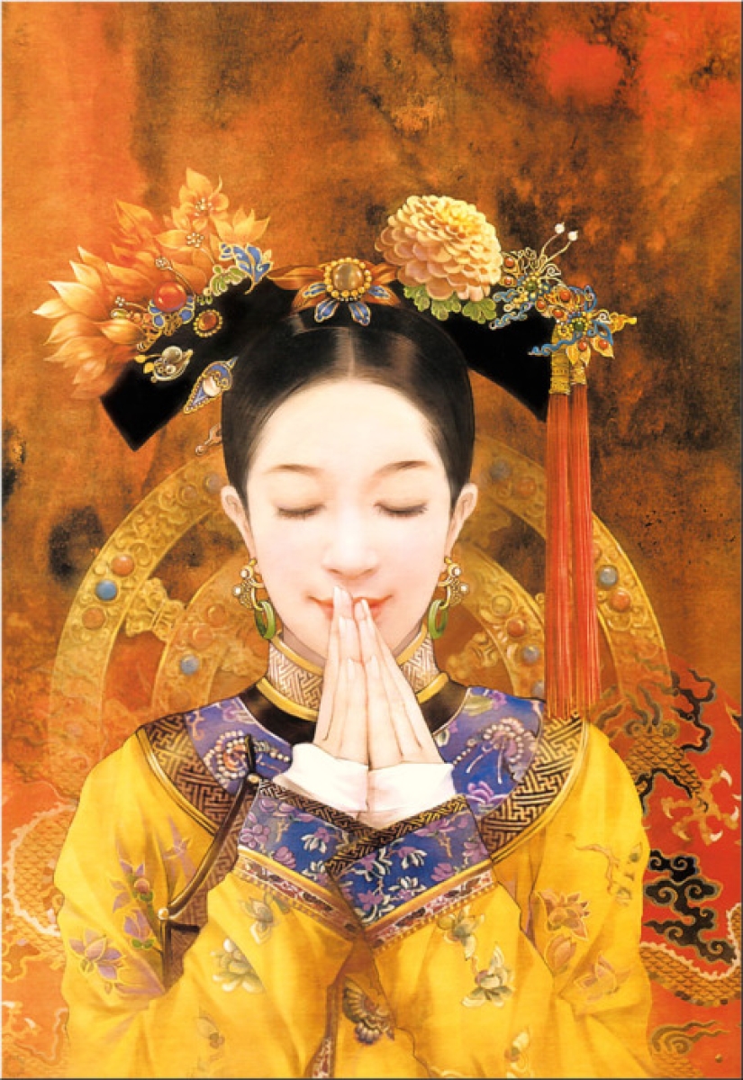 "Air Love in the Forbidden City": Amazing Paintings by Taiwanese Artist Der Jen