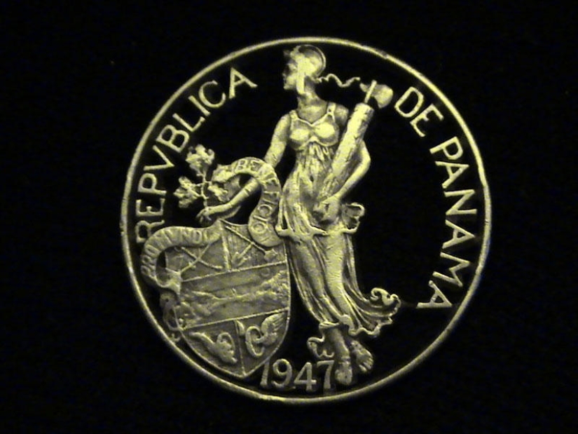 Amazing coin carving