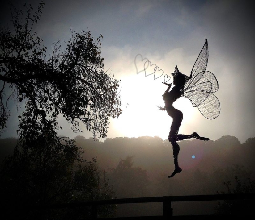 Amazing steel wire sculptures