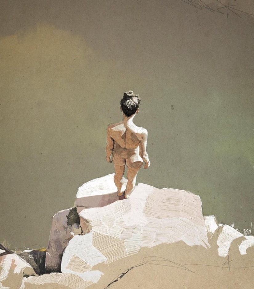 Ambiente soleado del artista Tito Merello Vilar