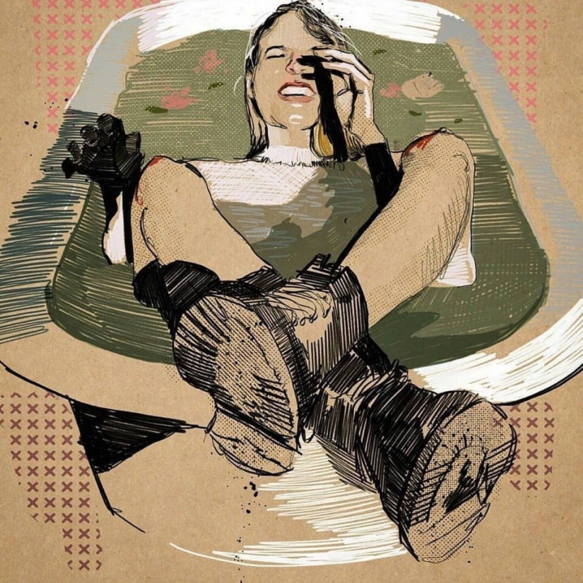 Ambiente soleado del artista Tito Merello Vilar