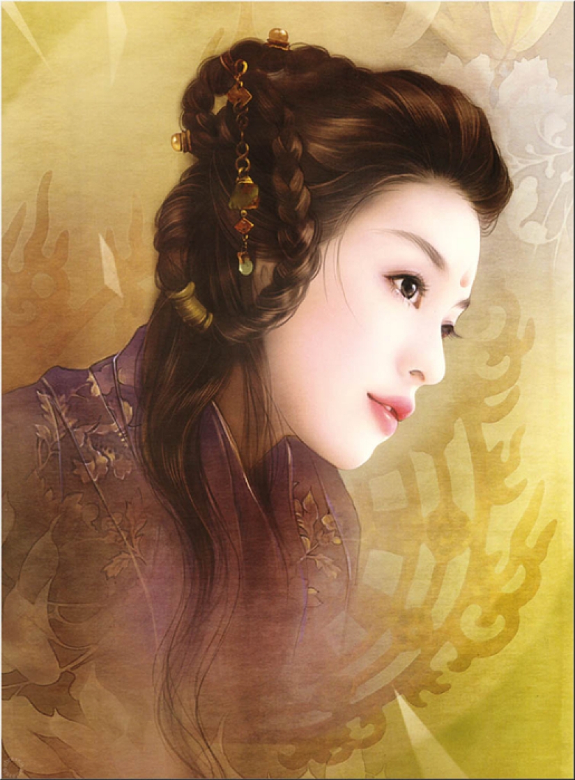 "Amor en el aire en la Ciudad Prohibida": Impresionantes pinturas del artista taiwanés Der Jen