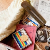 An amazing find in the attic: a suitcase with personal belongings of a soldier of the First World War