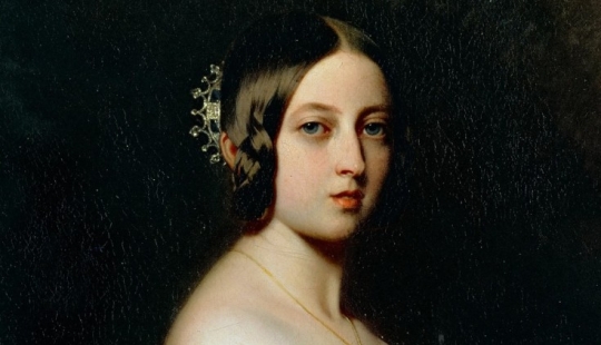 An intimate portrait of Queen Victoria, what an immodest canvas of the mid-19th century looked like