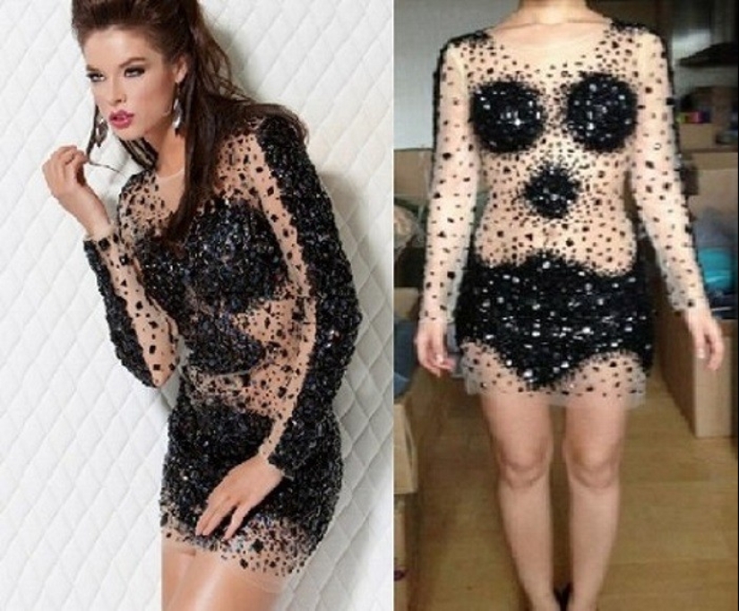 "And laughter and a sin": how to look at life popular dresses from the Internet