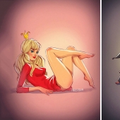 And Shapoklyak is sexy! 6 heroines of Soviet cartoons in pin-up style