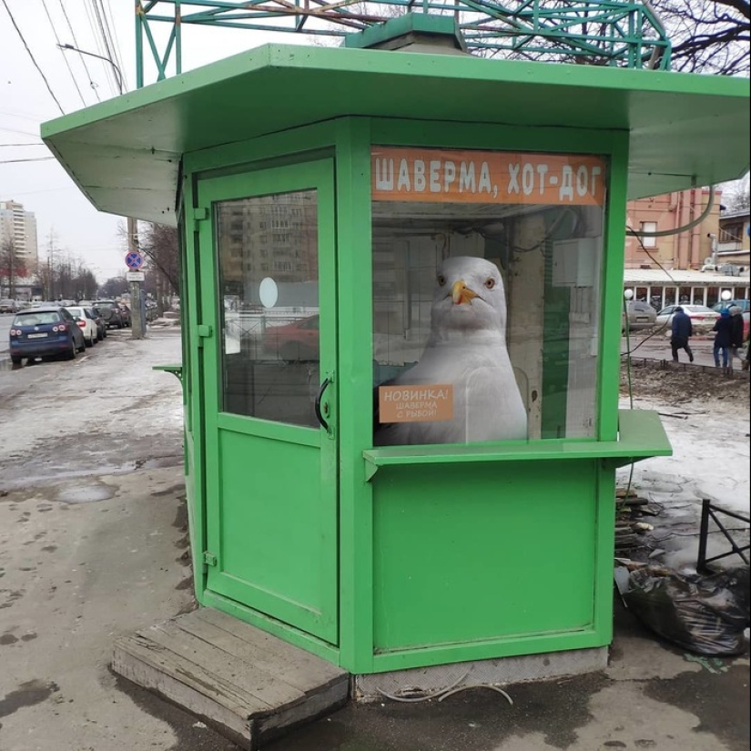 Another Peter: the artist populated the city with unusual inhabitants