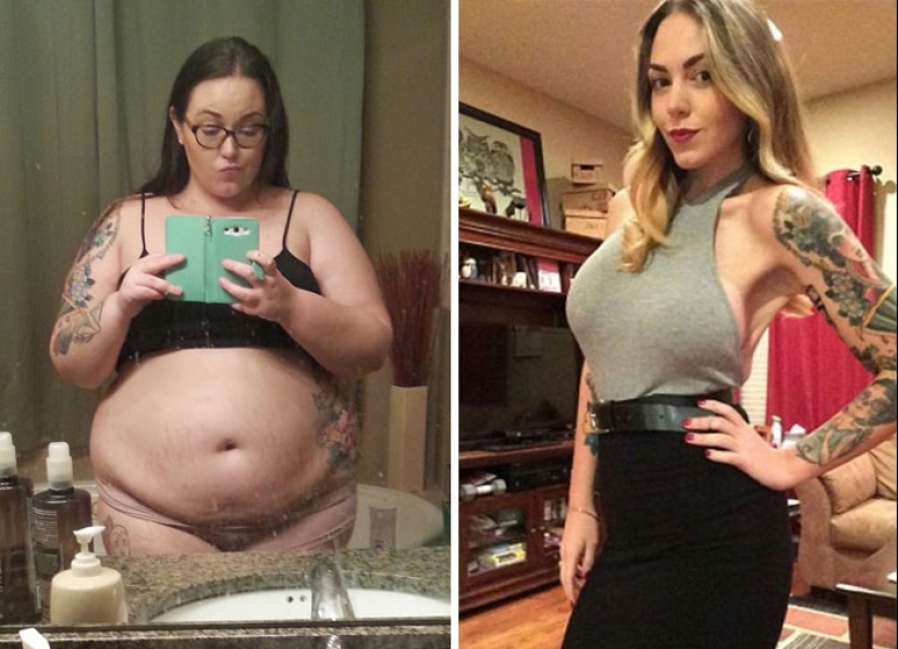 Antes y después: 30 increíbles ejemplos de la transformación con la pérdida de peso