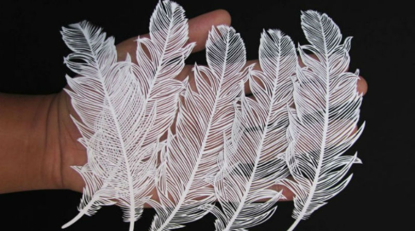 ¡Aquí está cómo cortarlo del papel!