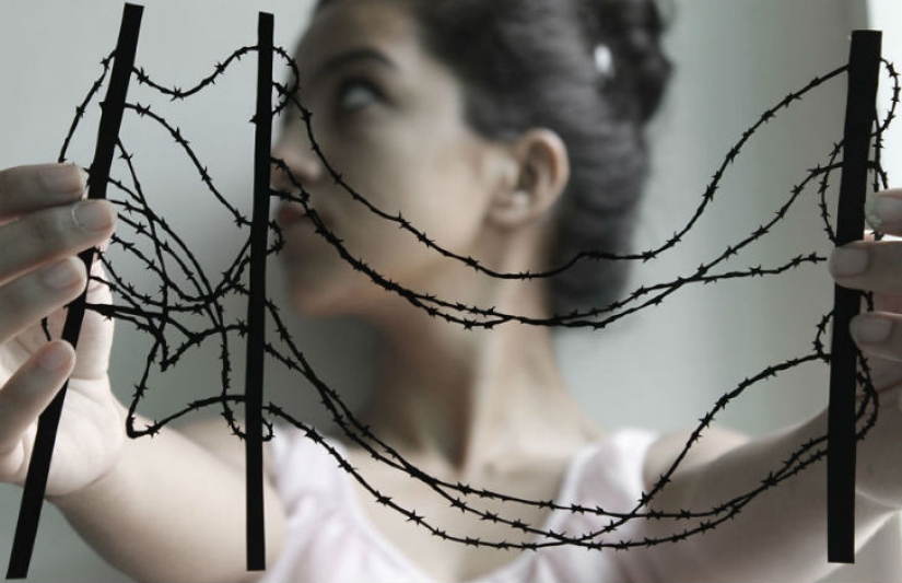 ¡Aquí está cómo cortarlo del papel!