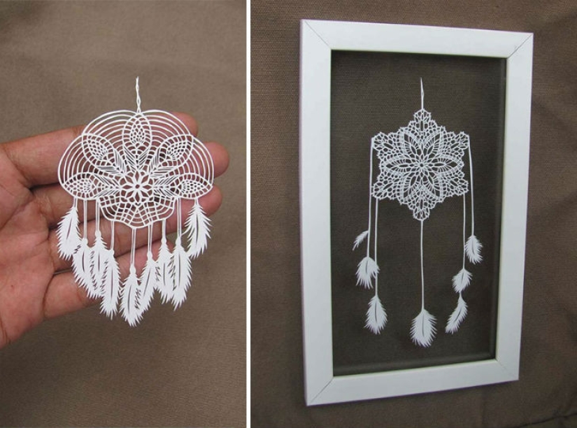 ¡Aquí está cómo cortarlo del papel!