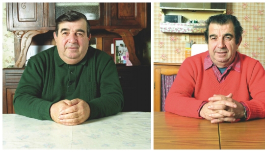 Are the two from the casket the same face? How do twins differ from each other