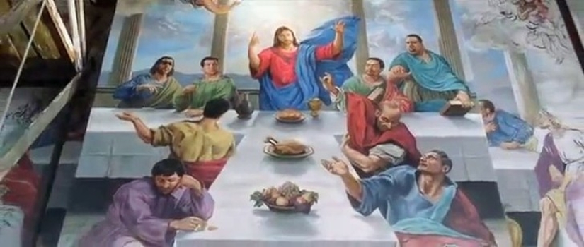 Arte en el interior: Pinturas y esculturas en el marco que generalmente no se notan Arte en el interior: Pinturas y esculturas en el marco que generalmente no se notan