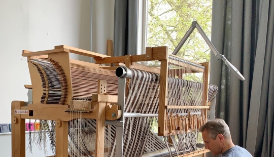 Artist Crafts Hypnotic Geometric Textiles That Appear 3D