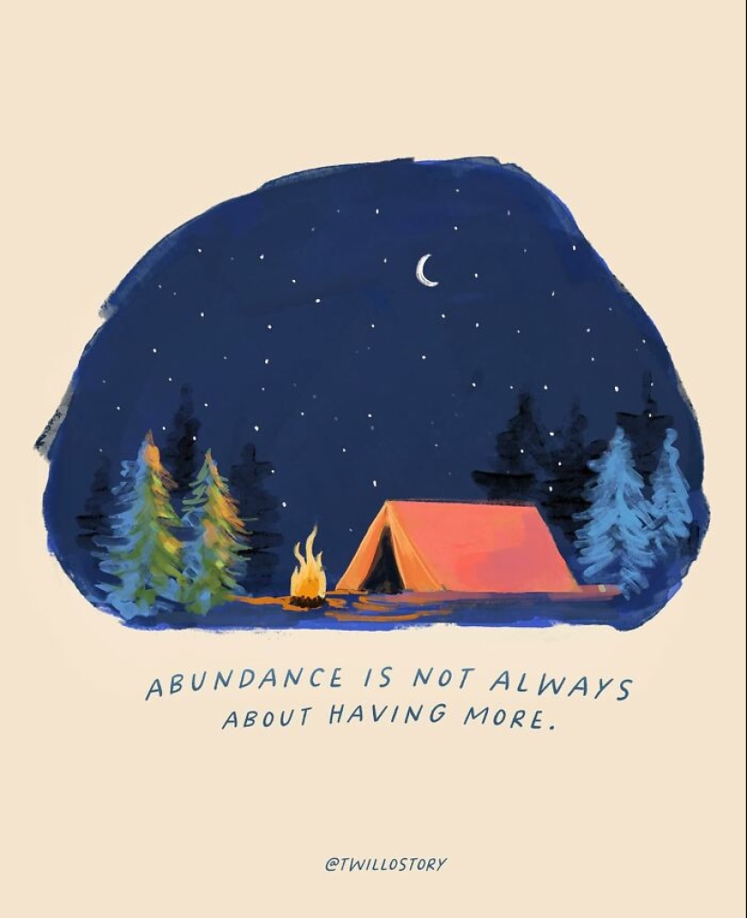Artist Creates Uplifting Illustrations For Mental Wellness And Positivity